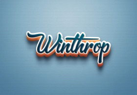 Cursive Name DP: Winthrop