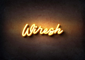 Glow Name Profile Picture for Wiresh