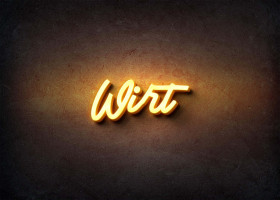 Glow Name Profile Picture for Wirt