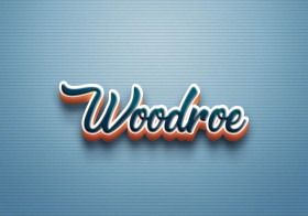 Cursive Name DP: Woodroe