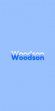 Name DP: Woodson