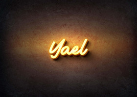 Glow Name Profile Picture for Yael