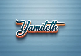 Cursive Name DP: Yamileth