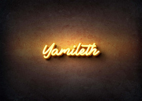 Glow Name Profile Picture for Yamileth