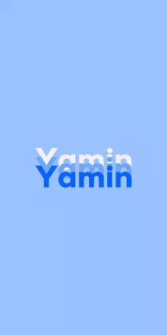 Name DP: Yamin
