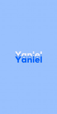 Name DP: Yaniel