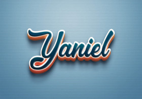 Cursive Name DP: Yaniel