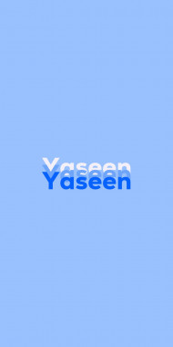 Name DP: Yaseen