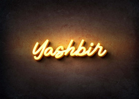 Glow Name Profile Picture for Yashbir