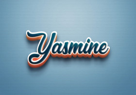 Cursive Name DP: Yasmine