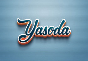 Cursive Name DP: Yasoda