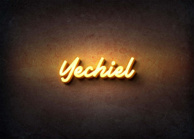 Glow Name Profile Picture for Yechiel