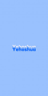 Name DP: Yehoshua