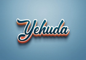 Cursive Name DP: Yehuda