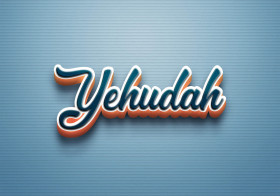 Cursive Name DP: Yehudah