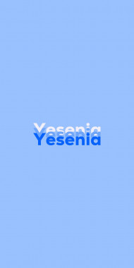 Name DP: Yesenia