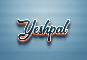 Cursive Name DP: Yeshpal