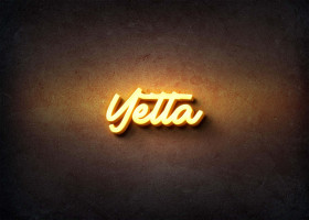 Glow Name Profile Picture for Yetta