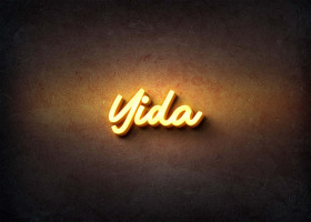 Glow Name Profile Picture for Yida