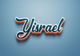 Cursive Name DP: Yisrael