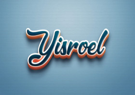 Cursive Name DP: Yisroel