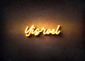 Glow Name Profile Picture for Yisroel