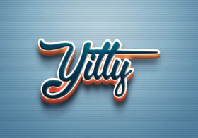 Cursive Name DP: Yitty