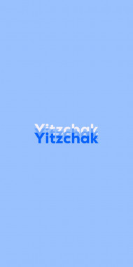Name DP: Yitzchak