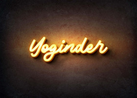 Glow Name Profile Picture for Yoginder