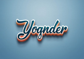 Cursive Name DP: Yognder