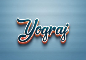 Cursive Name DP: Yograj