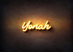 Glow Name Profile Picture for Yonah