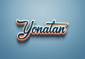 Cursive Name DP: Yonatan