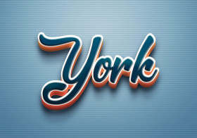 Cursive Name DP: York