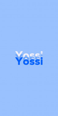 Name DP: Yossi