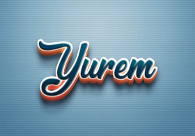 Cursive Name DP: Yurem