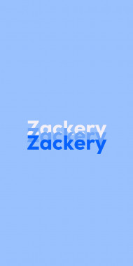 Name DP: Zackery