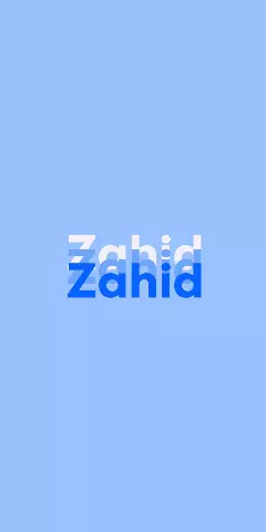 Name DP: Zahid
