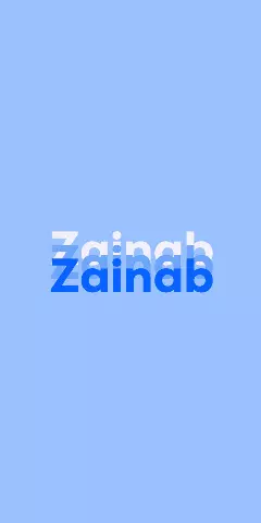 Name DP: Zainab