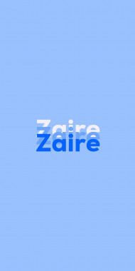 Name DP: Zaire