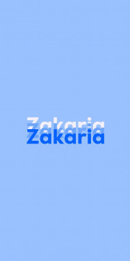 Name DP: Zakaria