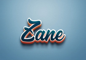 Cursive Name DP: Zane