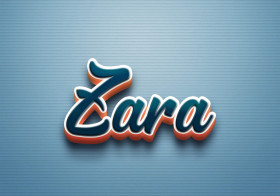 Cursive Name DP: Zara