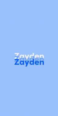 Name DP: Zayden