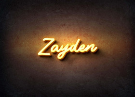 Glow Name Profile Picture for Zayden