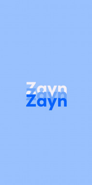 Name DP: Zayn