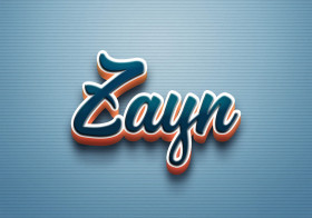 Cursive Name DP: Zayn