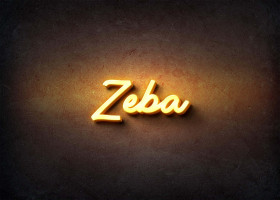 Glow Name Profile Picture for Zeba