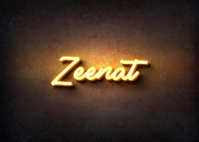 Glow Name Profile Picture for Zeenat
