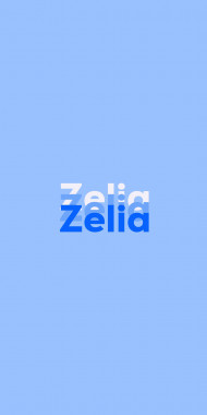 Name DP: Zelia